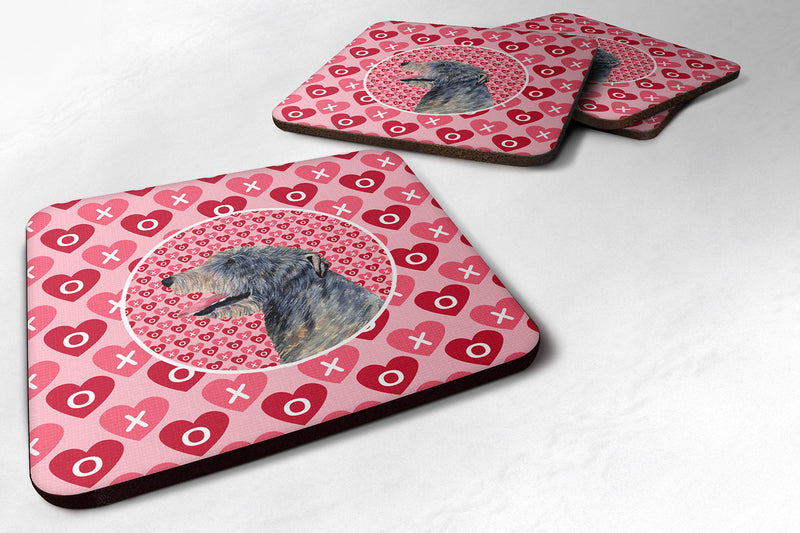 Irish Wolfhound  Coasters - Set of 4 Lightweight Foam, Absorbent Drink Coasters