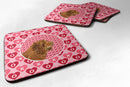 Sussex Spaniel  Coasters - Set of 4 Lightweight Foam, Absorbent Drink Coasters