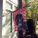 Affenpinscher Hearts Love Valentine's Day Flag Canvas House Size