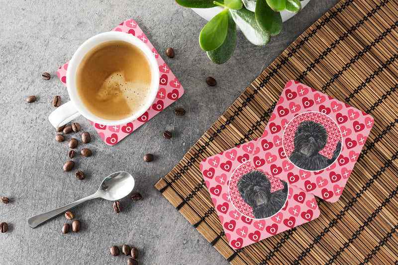 Affenpinscher  Coasters - Set of 4 Lightweight Foam, Absorbent Drink Coasters