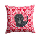 Affenpinscher Hearts Love and Valentine's Day Portrait Throw Pillow - 14x14 Decorative Pillow – Art for Your Home & Patio SS4511PW1414