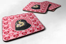 Tibetan Mastiff  Coasters - Set of 4 Lightweight Foam, Absorbent Drink Coasters