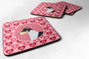 Basenji  Coasters - Set of 4 Lightweight Foam, Absorbent Drink Coasters