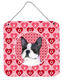 Boston Terrier  Aluminium Metal Wall or Door Hanging Prints