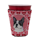 Boston Terrier  Cup Hugger - Reusable Party Cup Sleeve with Personality