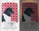 Akita Hearts Love and Valentine's Day Portrait Ceramic Night Light SS4521CNL