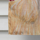 Buff Cocker Spaniel Hearts Love Valentine's Day House Flag 28x40 Porch Sleeve Pole Decorative Outside Yard Banner Artwork Wall Hanging, Polyester