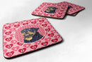 Rottweiler  Coasters - Set of 4 Lightweight Foam, Absorbent Drink Coasters