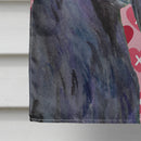 Scottish Terrier Hearts Love and Valentine's Day  Flag Canvas House Size