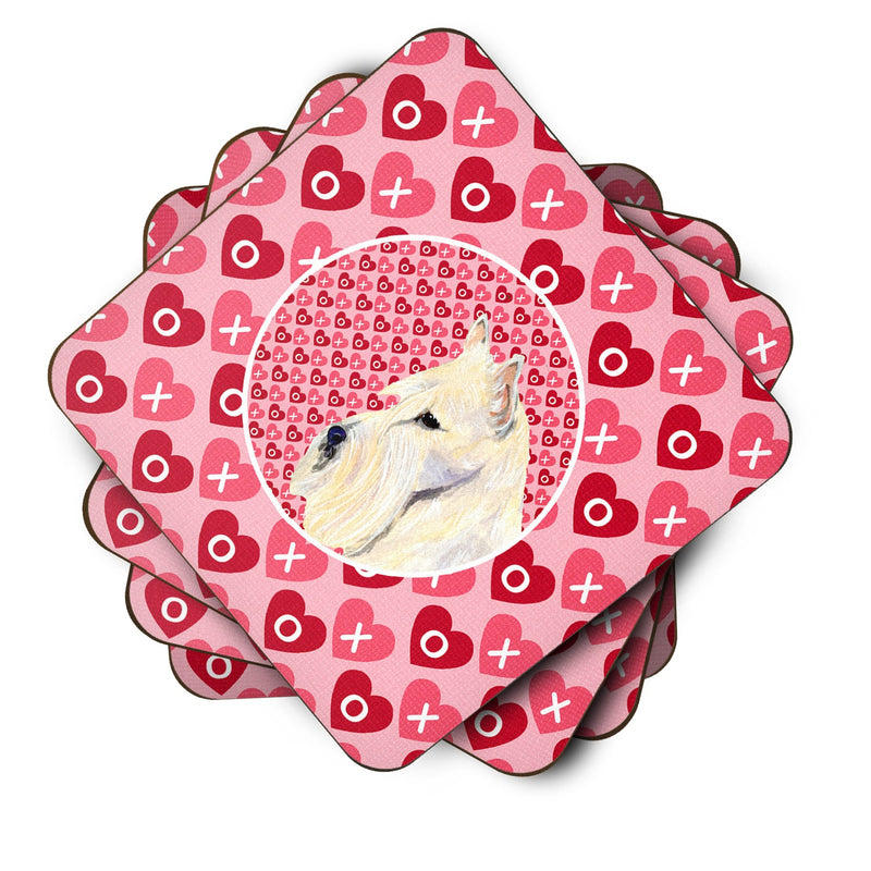 Scottish Terrier  Coasters - Set of 4 Lightweight Foam, Absorbent Drink Coasters