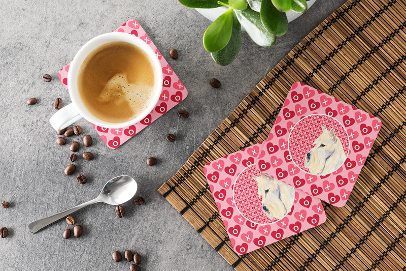 Scottish Terrier  Coasters - Set of 4 Lightweight Foam, Absorbent Drink Coasters