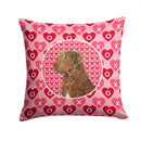 Chesapeake Bay Retriever Hearts Love and Valentine's Day Throw Pillow - 14x14 Decorative Pillow – Art for Your Home & Patio SS4531PW1414