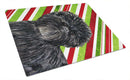 Affenpinscher Candy Cane Holiday Christmas Glass Cutting Boards – Durable, Decorative Kitchen Art Large