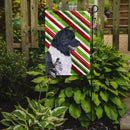 Akita Candy Cane Holiday Christmas Garden Flag – Decorative Outdoor Yard Flag