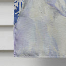 Boxer Winter Snowflakes Holiday House Flag 28x40 Porch Sleeve Pole Decorative Outside Yard Banner Artwork Wall Hanging, Polyester