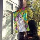 Shih Tzu Easter Eggtravaganza House Flag 28x40 Porch Sleeve Pole Decorative Outside Yard Banner Artwork Wall Hanging, Polyester