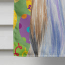 Shih Tzu Easter Eggtravaganza House Flag 28x40 Porch Sleeve Pole Decorative Outside Yard Banner Artwork Wall Hanging, Polyester