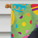 Japanese Chin Easter Eggtravaganza House Flag 28x40 Porch Sleeve Pole Decorative Outside Yard Banner Artwork Wall Hanging, Polyester