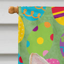 Chihuahua Easter Eggtravaganza House Flag 28x40 Porch Sleeve Pole Decorative Outside Yard Banner Artwork Wall Hanging, Polyester