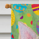 Chihuahua Easter Eggtravaganza House Flag 28x40 Porch Sleeve Pole Decorative Outside Yard Banner Artwork Wall Hanging, Polyester
