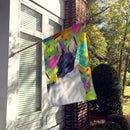 Rat Terrier Easter Eggtravaganza House Flag 28x40 Porch Sleeve Pole Decorative Outside Yard Banner Artwork Wall Hanging, Polyester