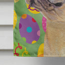 French Bulldog Easter Eggtravaganza House Flag 28x40 Porch Sleeve Pole Decorative Outside Yard Banner Artwork Wall Hanging, Polyester