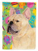 French Bulldog Easter Eggtravaganza House Flag 28x40 Porch Sleeve Pole Decorative Outside Yard Banner Artwork Wall Hanging, Polyester