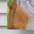 Bulldog English Easter Eggtravaganza House Flag 28x40 Porch Sleeve Pole Decorative Outside Yard Banner Artwork Wall Hanging, Polyester