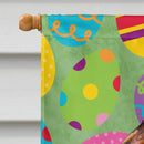 Brussels Griffon Easter Eggtravaganza House Flag 28x40 Porch Sleeve Pole Decorative Outside Yard Banner Artwork Wall Hanging, Polyester