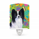 Papillon Easter Eggtravaganza Ceramic Night Light Compact, UL-Certified, Ideal for Bedroom, Bathroom, Nursery, Hallway, Kitchen, 6x4x3, Multicolor