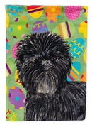 Affenpinscher Easter Eggtravaganza Garden Flag - Outdoor Decorative Yard Flag