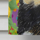 Tibetan Mastiff Easter Eggtravaganza House Flag 28x40 Porch Sleeve Pole Decorative Outside Yard Banner Artwork Wall Hanging, Polyester