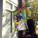 Chihuahua Easter Eggtravaganza House Flag 28x40 Porch Sleeve Pole Decorative Outside Yard Banner Artwork Wall Hanging, Polyester