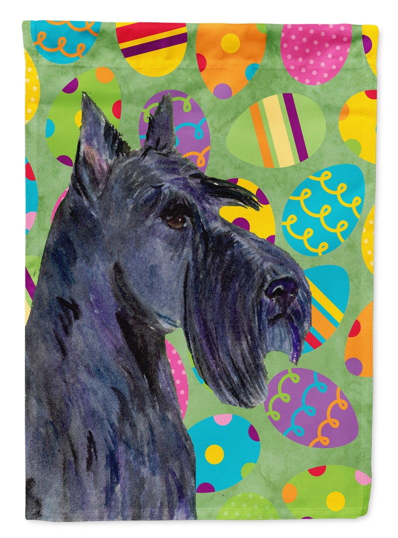 Scottish Terrier Easter Eggtravaganza Flag Canvas House Size