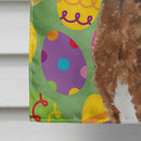 Chesapeake Bay Retriever Easter Eggtravaganza House Flag 28x40 Porch Sleeve Pole Decorative Outside Yard Banner Artwork Wall Hanging, Polyester