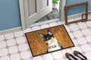 Toy Fox Terrier Wipe your Paws Doormat Indoor Outdoor 24H X 36W Front Door Mat Rugs for Entryway, Non Slip Washable Low Pile,