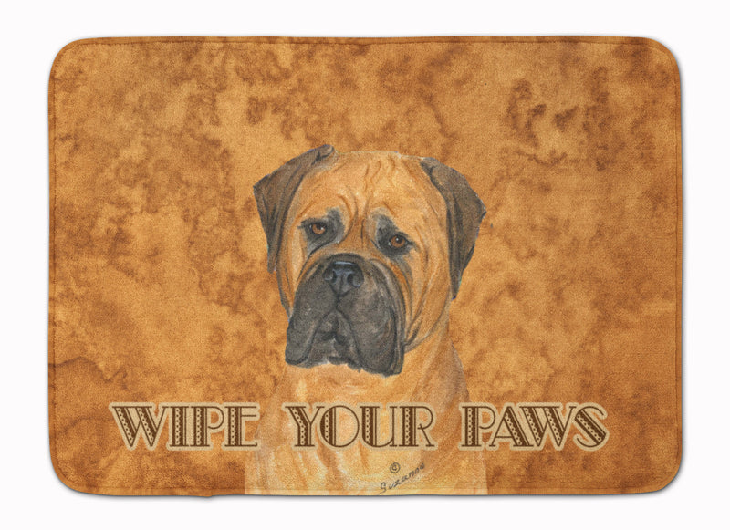 Bullmastiff Wipe your Paws Machine Washable Memory Foam Mat SS4883RUG