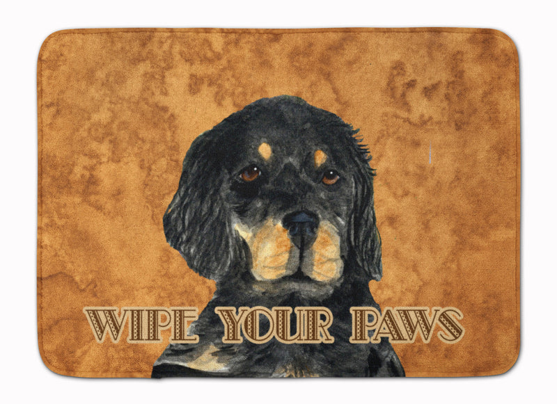 Gordon Setter Wipe your Paws Machine Washable Memory Foam Mat SS4885RUG