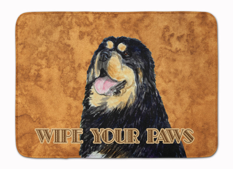 Tibetan Spaniel Wipe your Paws Machine Washable Memory Foam Mat SS4886RUG