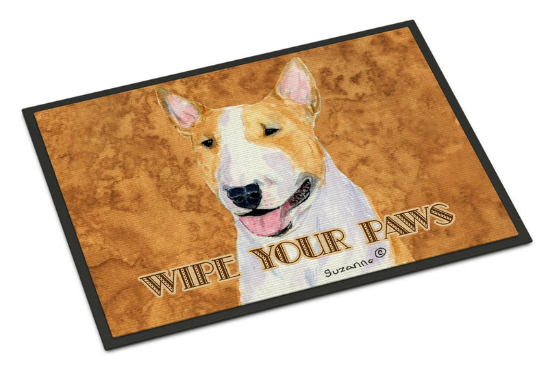 Bull Terrier Wipe your Paws Indoor or Outdoor Mat 24x36 SS4890JMAT