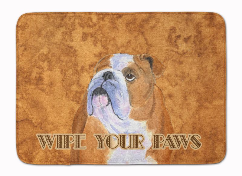 Bulldog English Wipe your Paws Machine Washable Memory Foam Mat SS4893RUG