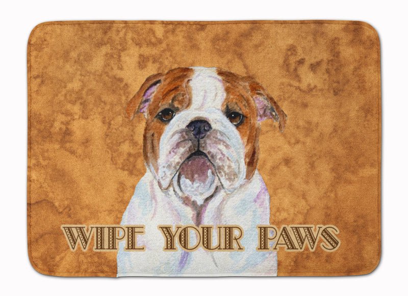 Bulldog English Wipe your Paws Machine Washable Memory Foam Mat SS4896RUG