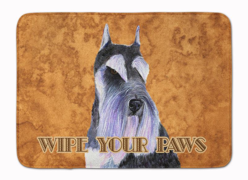 Schnauzer Wipe your Paws Machine Washable Memory Foam Mat SS4900RUG