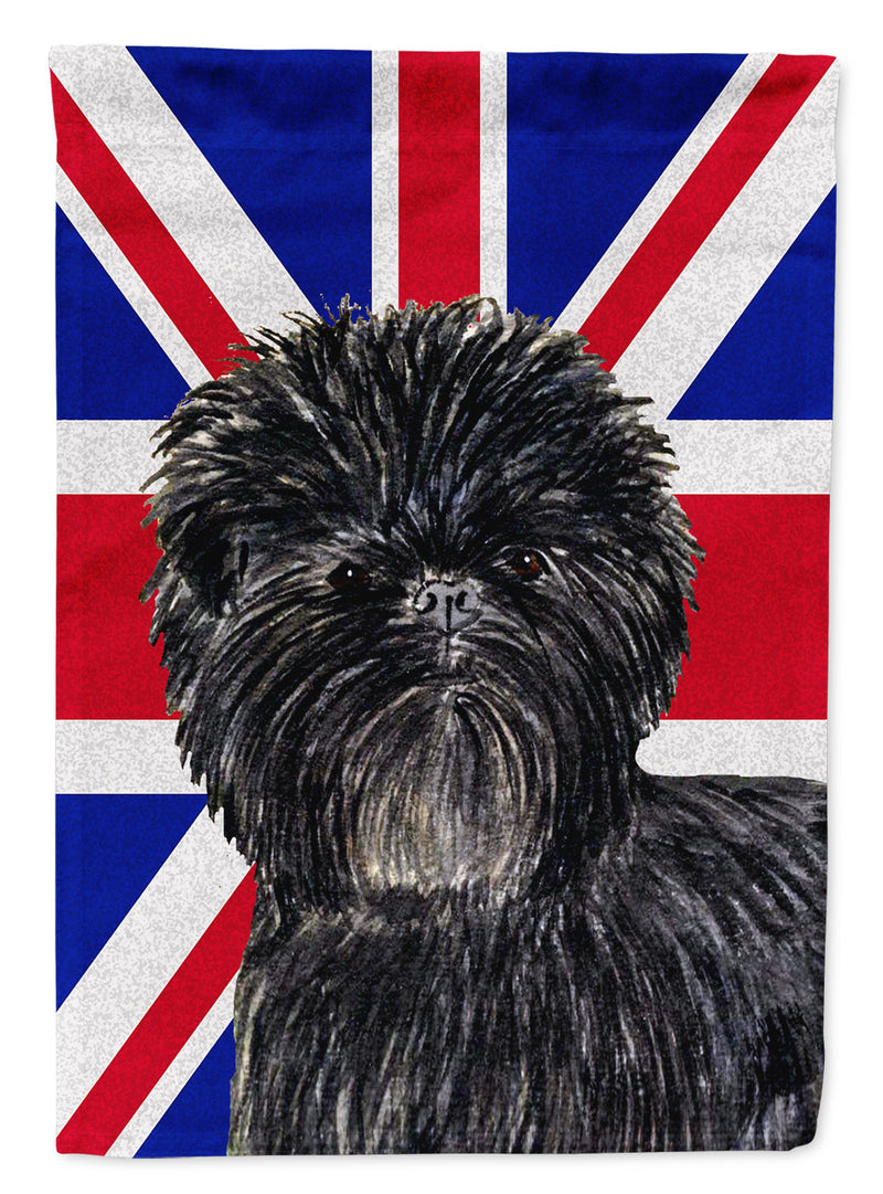 Affenpinscher with English Union Jack British Flag Flag Garden Size SS4953GF