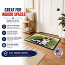 Corgi Doormat Indoor Outdoor 18H X 27W Front Door Mat Rugs for Entryway, Non Slip Washable