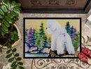 Bichon Frise Doormat Indoor Outdoor 24H X 36W Front Door Mat Rugs for Entryway, Non Slip Washable Low Pile,