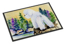 Bichon Frise Doormat Indoor Outdoor 24H X 36W Front Door Mat Rugs for Entryway, Non Slip Washable Low Pile,