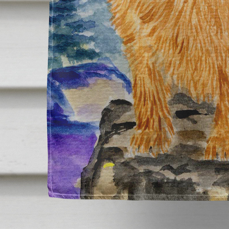 Norwich Terrier Flag Canvas House Size