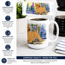 Norwich Terrier Ceramic Coffee Mug 15 oz Decorative Large C Handle Mug Cup for Tea, Cocoa Hot Chocolate
