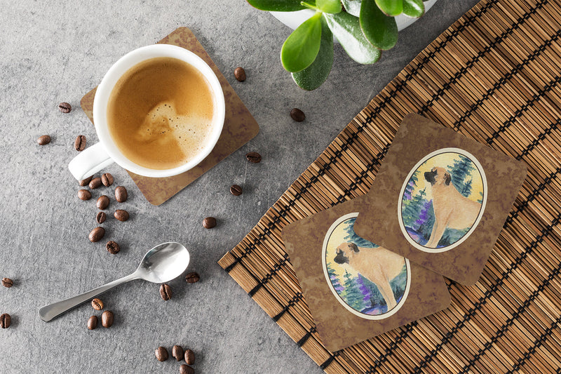 Anatolian Shepherd Coasters - Set of 4 Lightweight Foam, Absorbent Drink Coasters